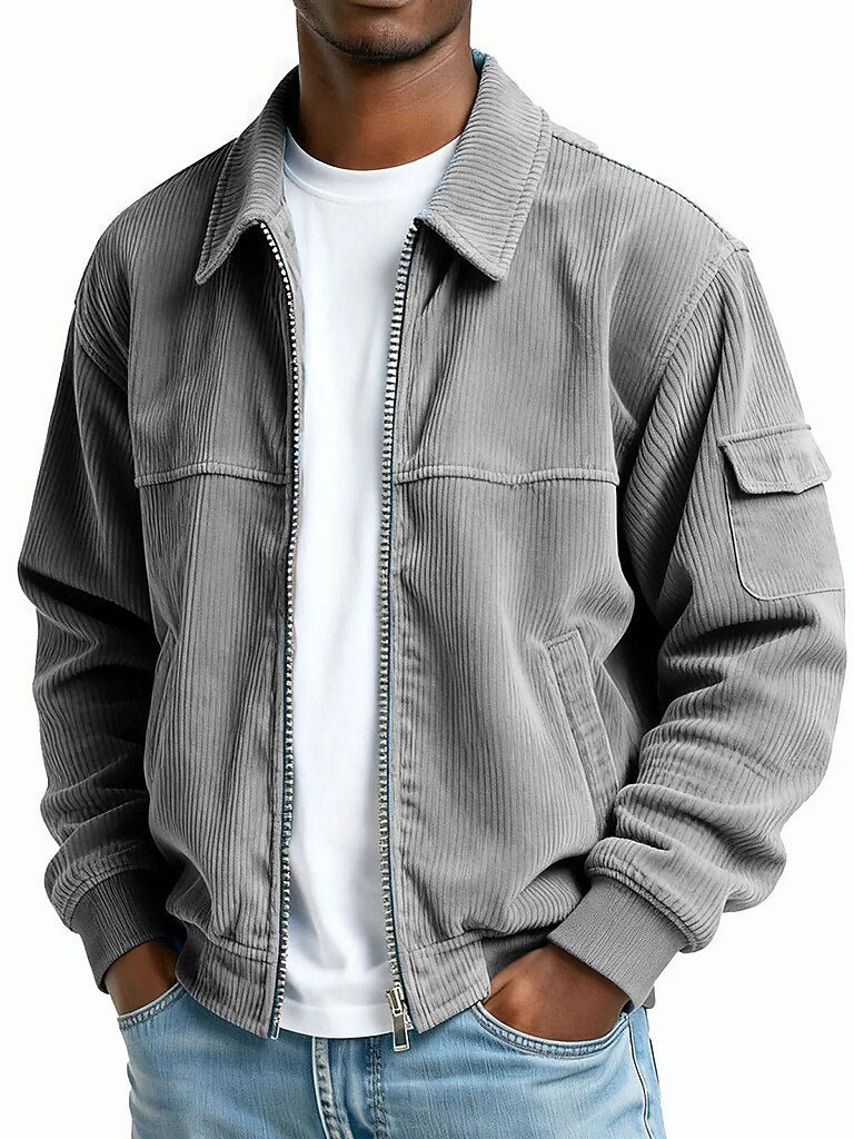 Classic Textured Corduroy Jacket