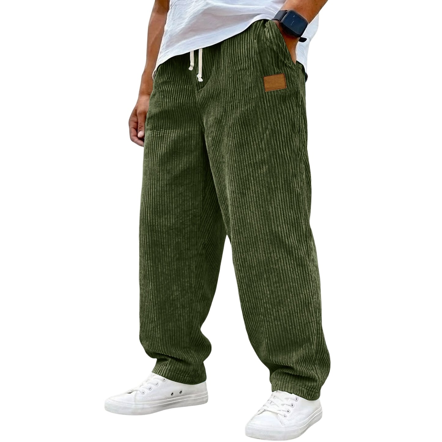 Men's Straight Leg Corduroy Pants