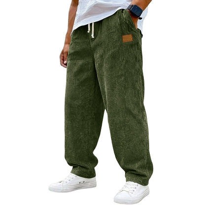 Men's Straight Leg Corduroy Pants