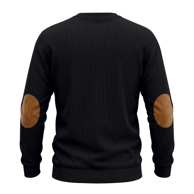 Soft Textured Corduroy Sweatshirt
