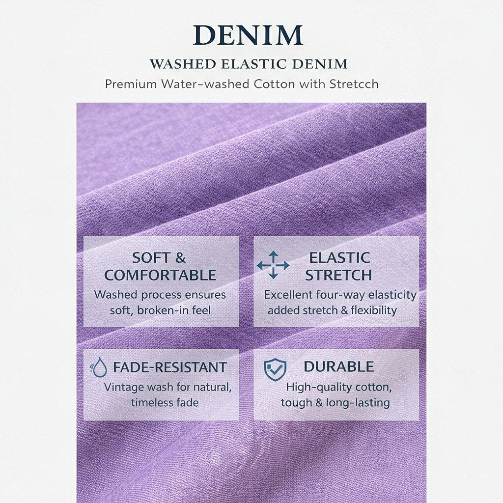 Soft Washed Cotton Henley Shirt
