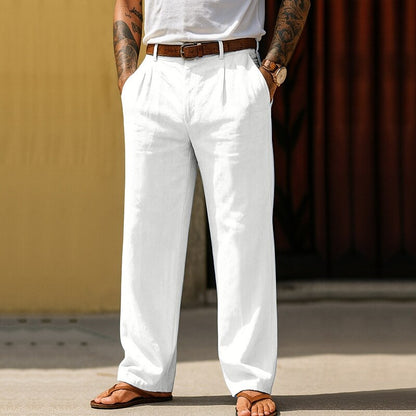 Men's Cotton Linen Baggy Pants