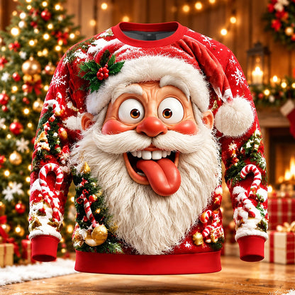 Men's Santa Claus Festive Holiday Sweatshirt