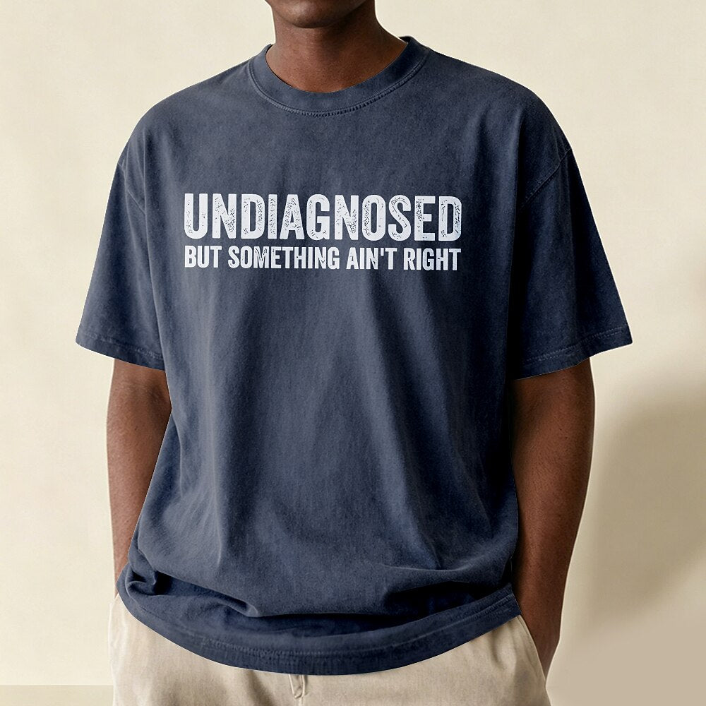Funny Washed Cotton Graphic Tee
