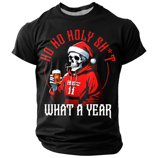 Men's Santa Claus Christmas Graphic T-Shirt