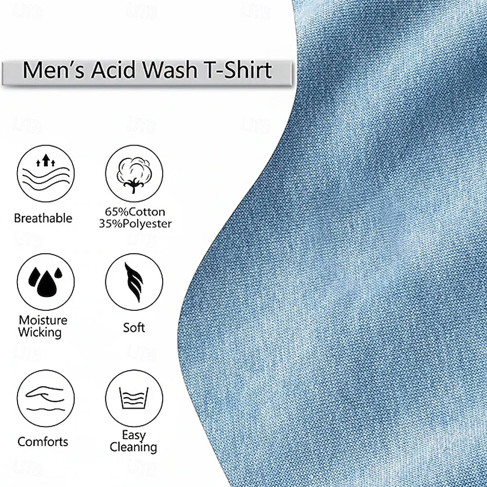 Palm Tree Washed Cotton Polo Shirt