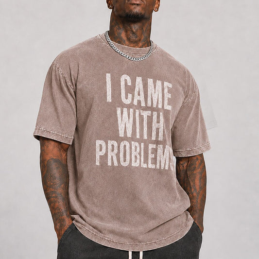 Humorous Washed Cotton Graphic Tee