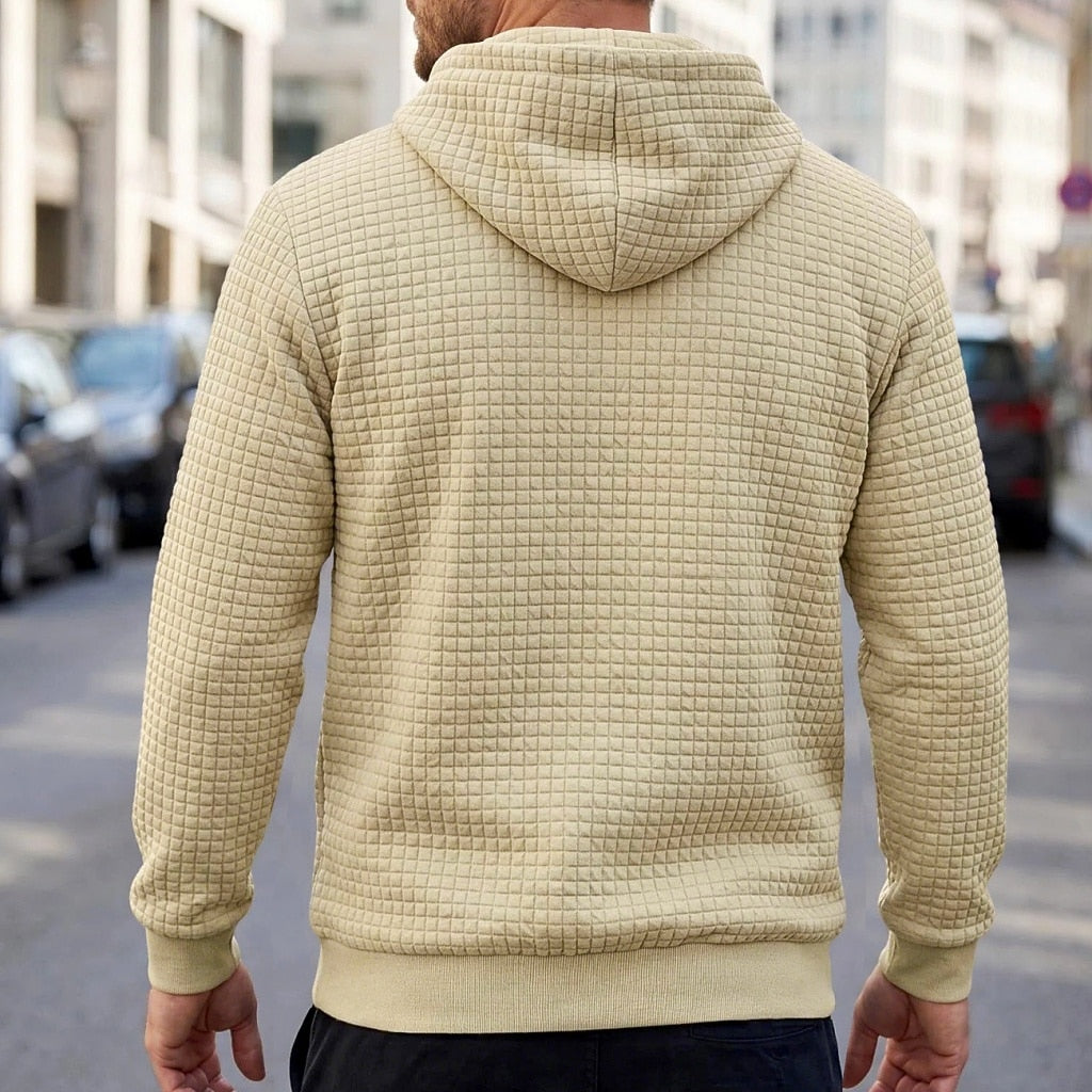 Comfort Waffle Drawstring Hoodie