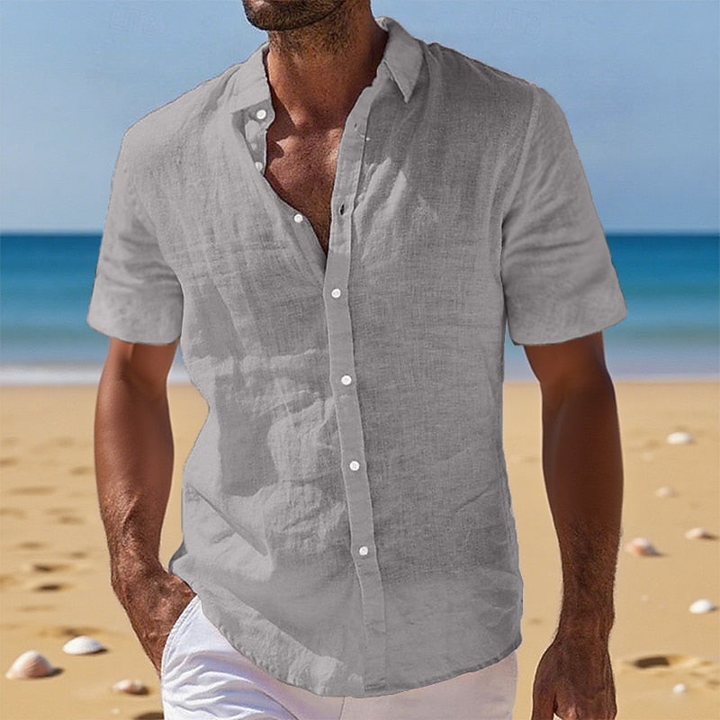 Casual Cotton Linen Shirt