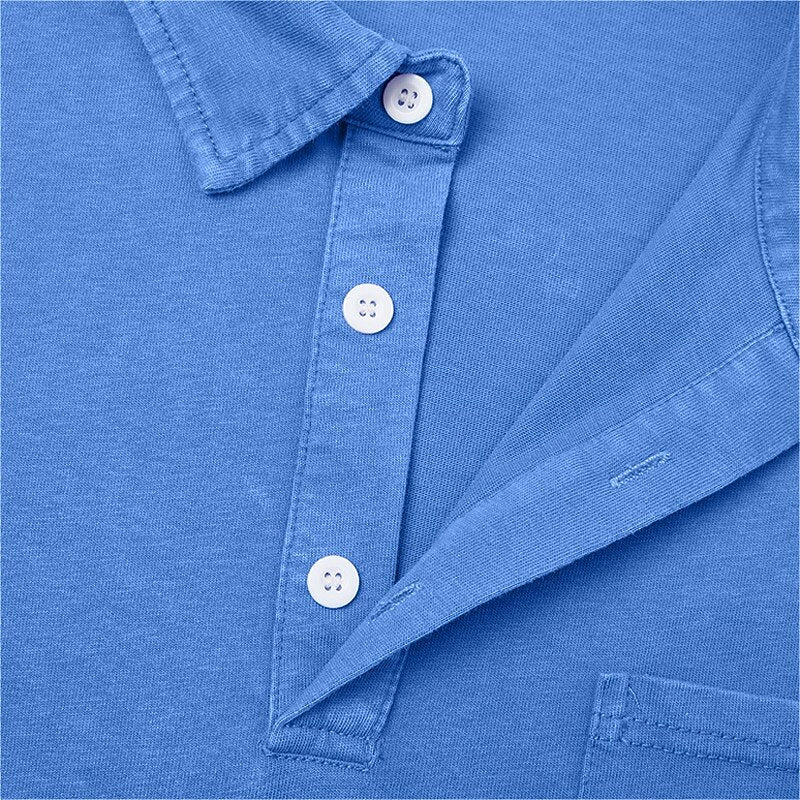 Broken-In Cotton Polo Shirt
