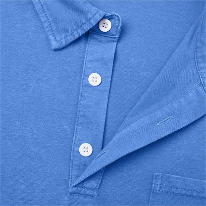 Broken-In Cotton Polo Shirt