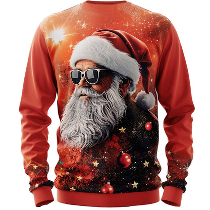 Christmas Glasses Festive Funny Jolly Sweatshirt