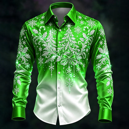 Christmas Tree Ugly Button Down Shirt