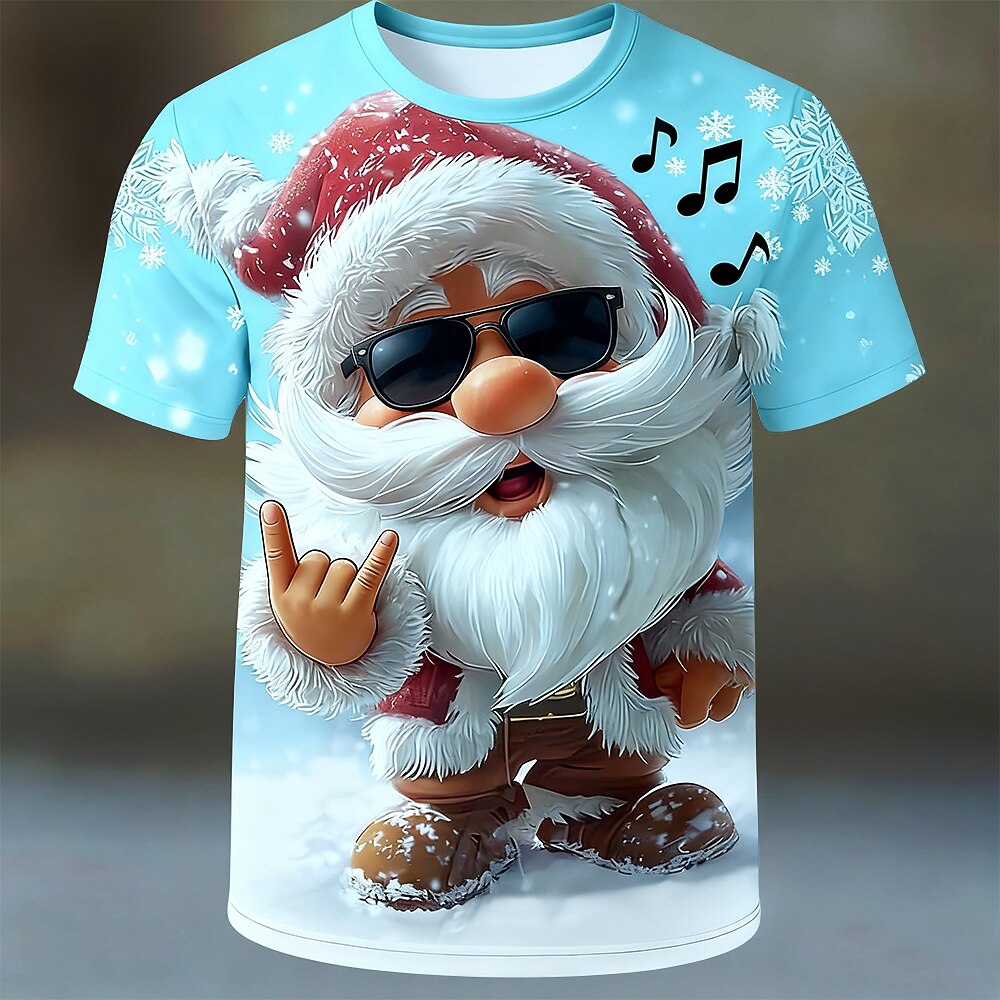 Christmas Santa Holiday Graphic Tee