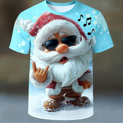 Christmas Santa Holiday Graphic Tee