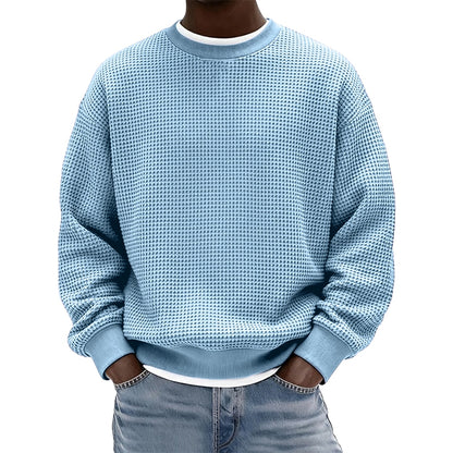 Men's Waffle Crewneck Sweatshirt