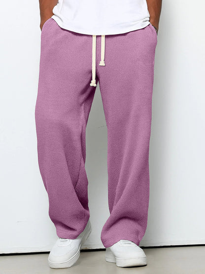 Men's Casual Waffle Pants -Daily Outdoor Sports Wear