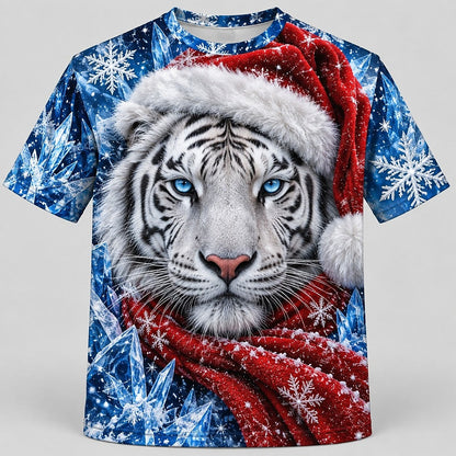 Christmas Tiger Ugly Graphic Tee
