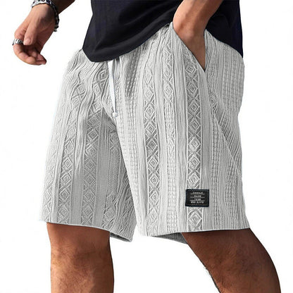 Men's Jacquard Textured Shorts