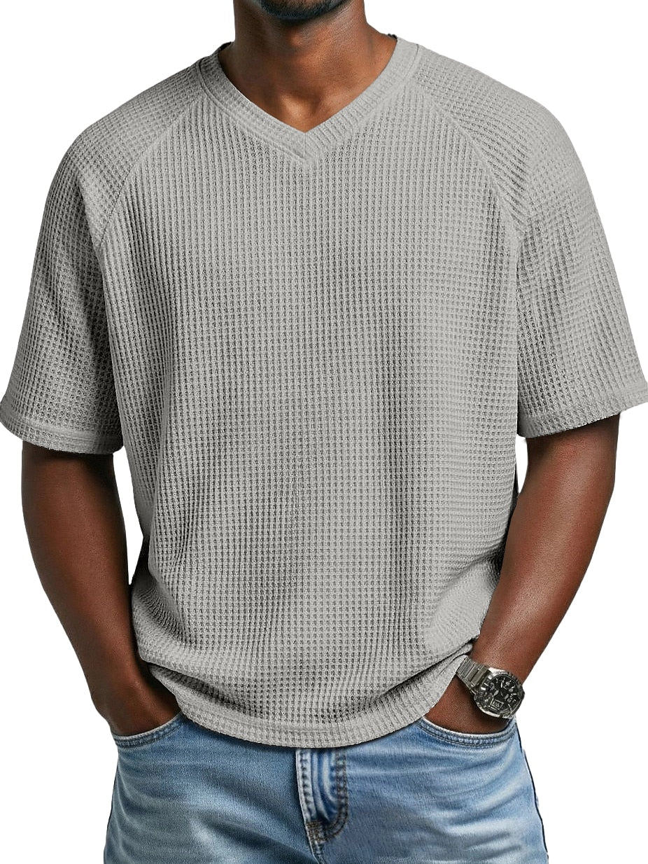 Men's Basic Waffle T-Shirt