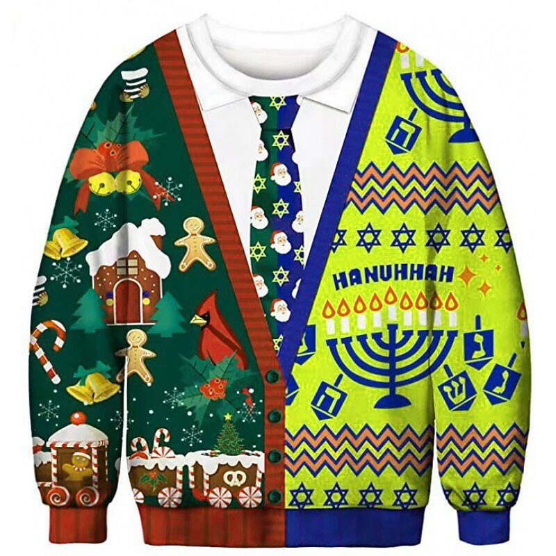 Christmas Gingerbread Bells Graphic Sweatshirt