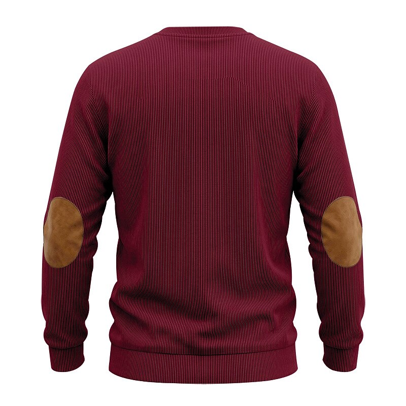 Soft Textured Corduroy Sweatshirt