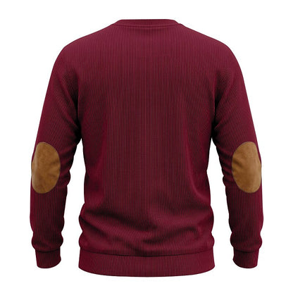 Soft Textured Corduroy Sweatshirt