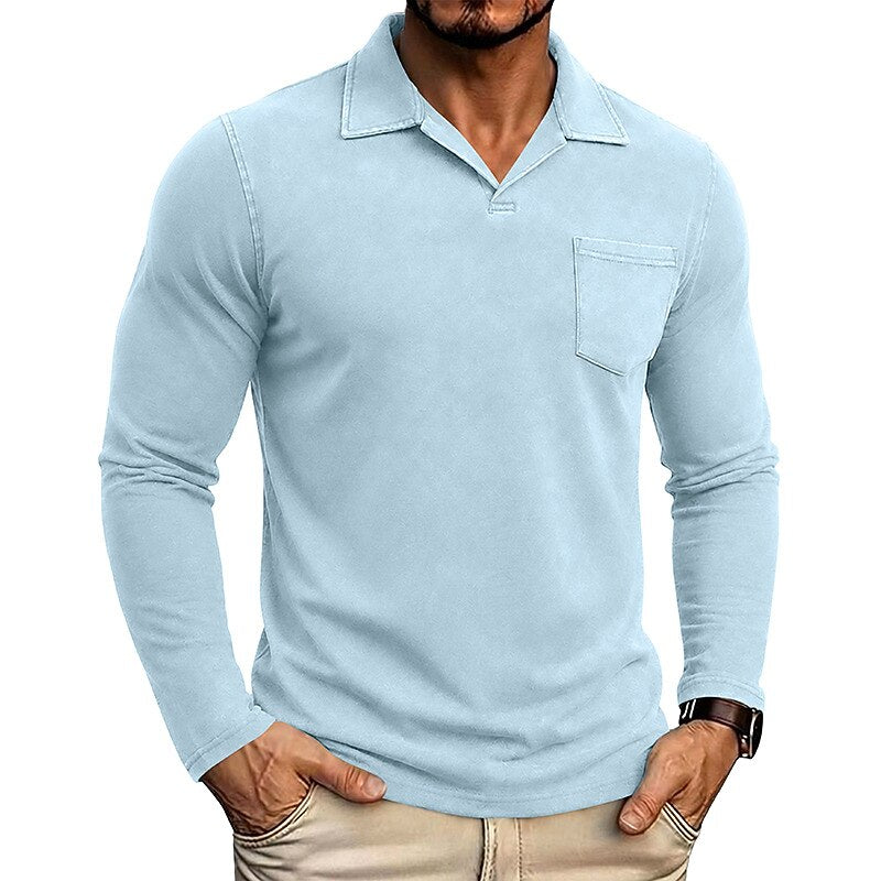 Vintage Washed 100% Cotton Polo Shirt