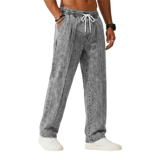 Everyday Washed Cotton Baggy Pants