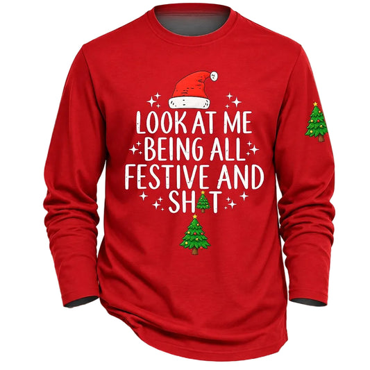 Men's Christmas Graphic Stylish Shirt