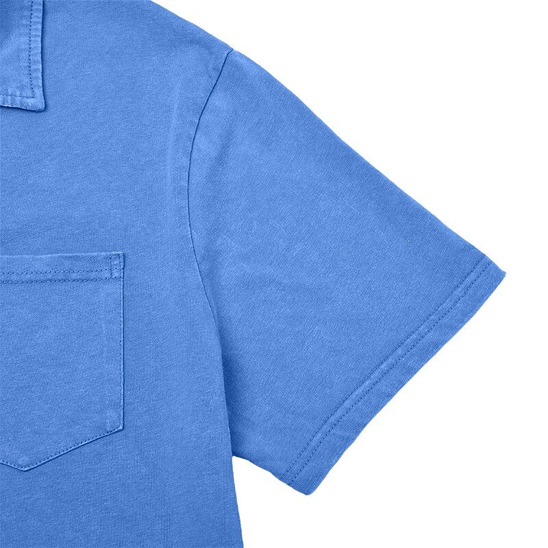 Broken-In Cotton Polo Shirt