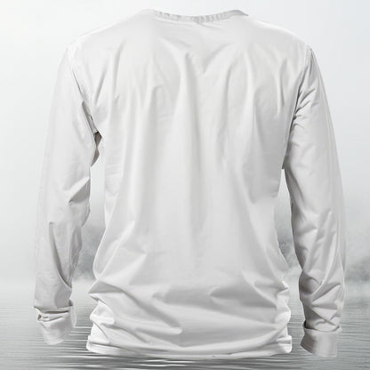 Men's Santa Christmas Holiday Long Sleeve Tee