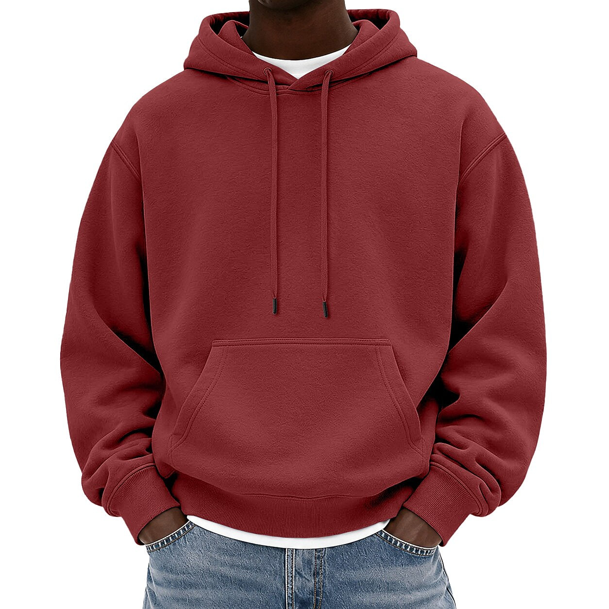 Comfort Pocketed Cotton Hoodie