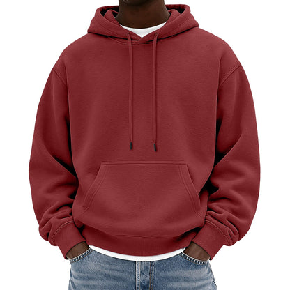 Comfort Pocketed Cotton Hoodie