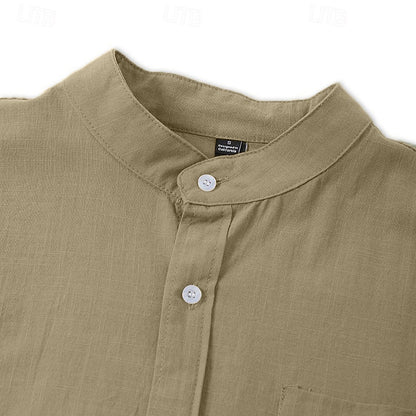 3-Piece Men's Linen Shirt - Soft & Breathable