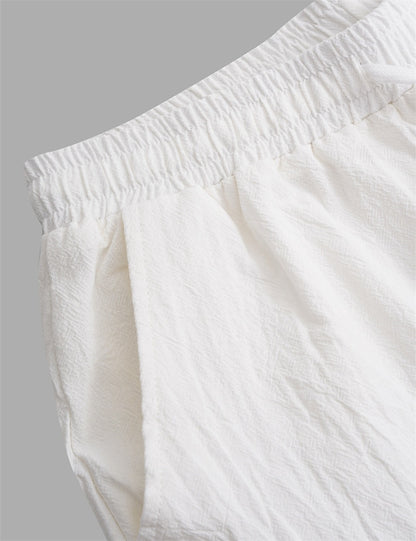 Men's Summer Cotton Linen Pants - Comfortable Baggy Style