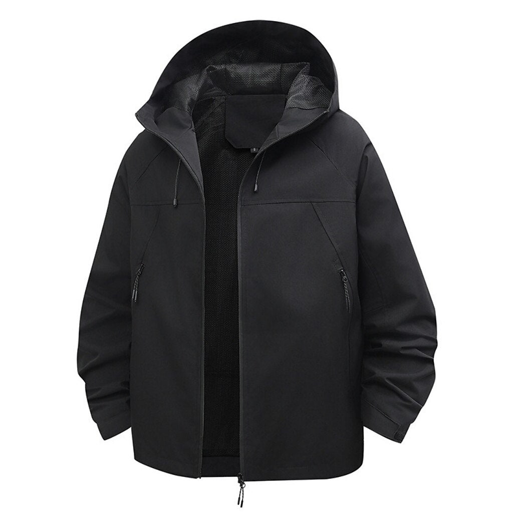 Men’s Windbreaker Hooded Jacket