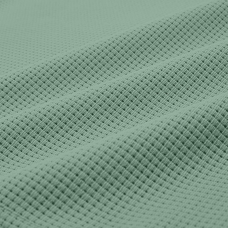 Waffle Zipped Polo Shirts