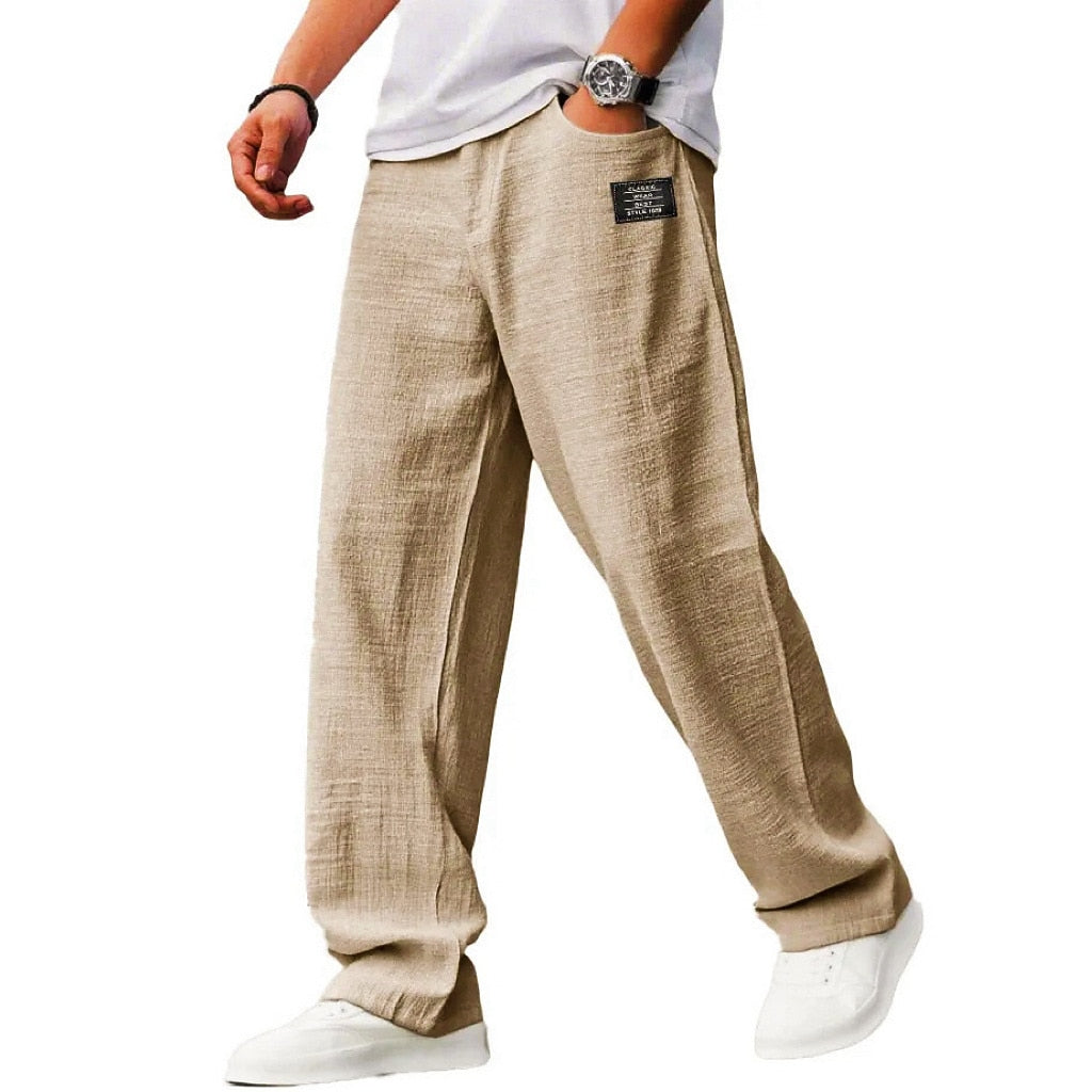 Baggy Cotton Linen Pants - Soft, Breathable, Summer Casual