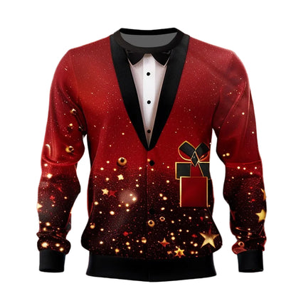 Christmas Gift Bow Tie Sweatshirt