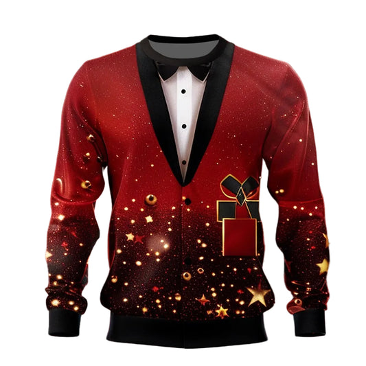 Christmas Gift Bow Tie Sweatshirt