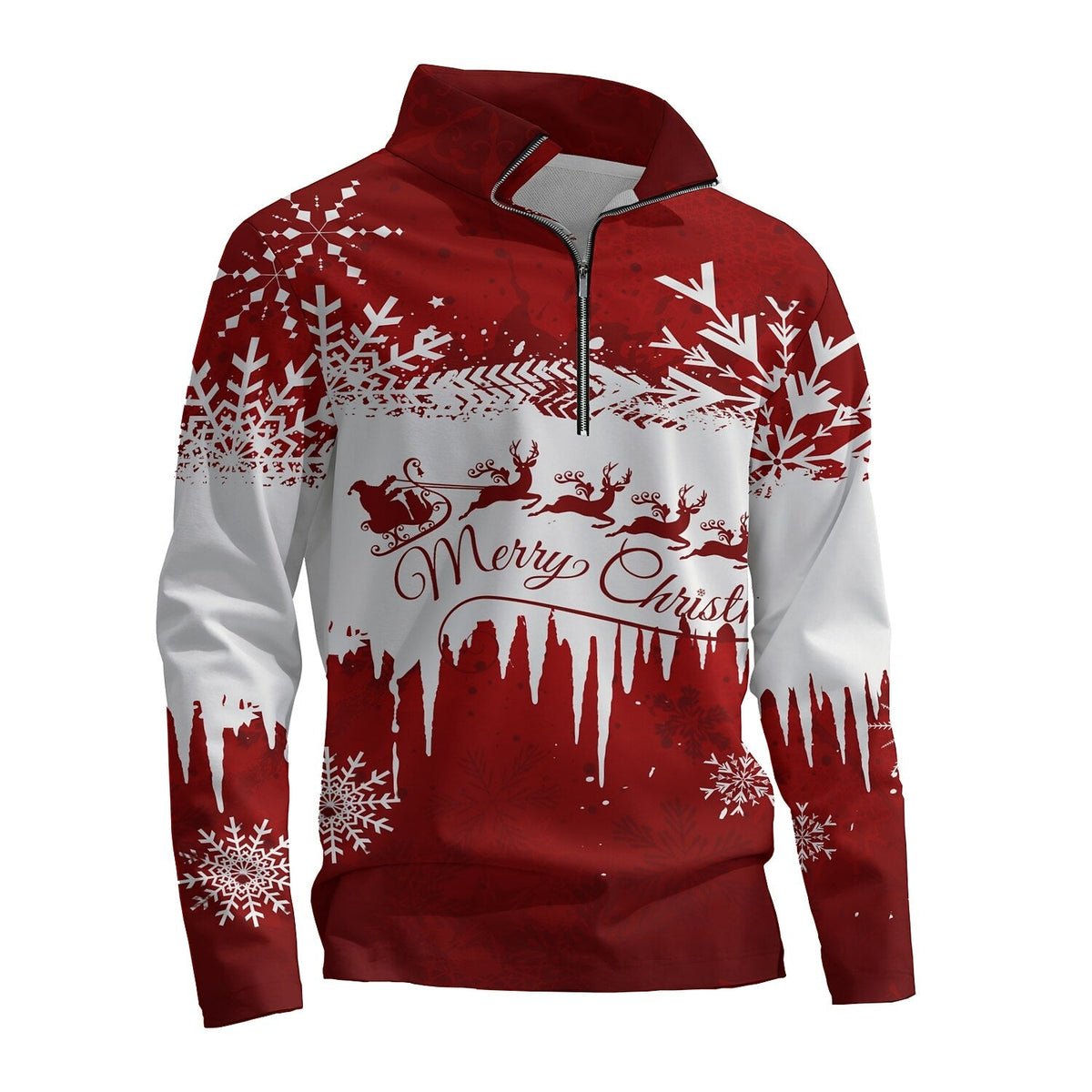 Christmas Festive Print Sweatshirt