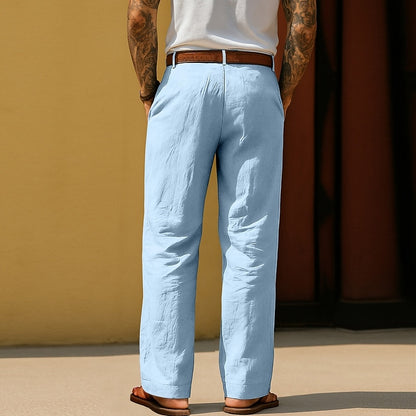 Men's Cotton Linen Baggy Pants