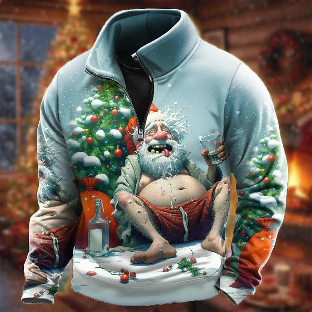 Christmas Santa Claus Festive Winter Sweatshirt
