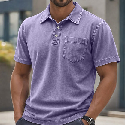 Everyday Washed Cotton Polo Shirt