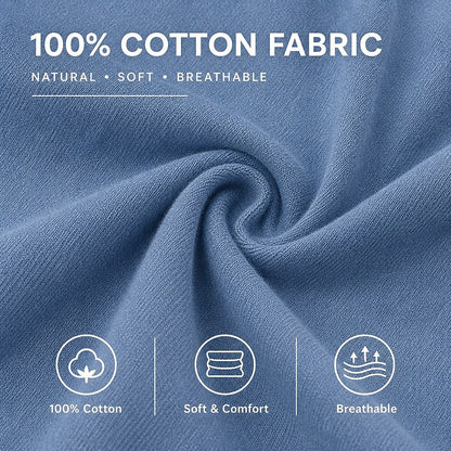 Premium Broken-in Cotton Henley Shirt