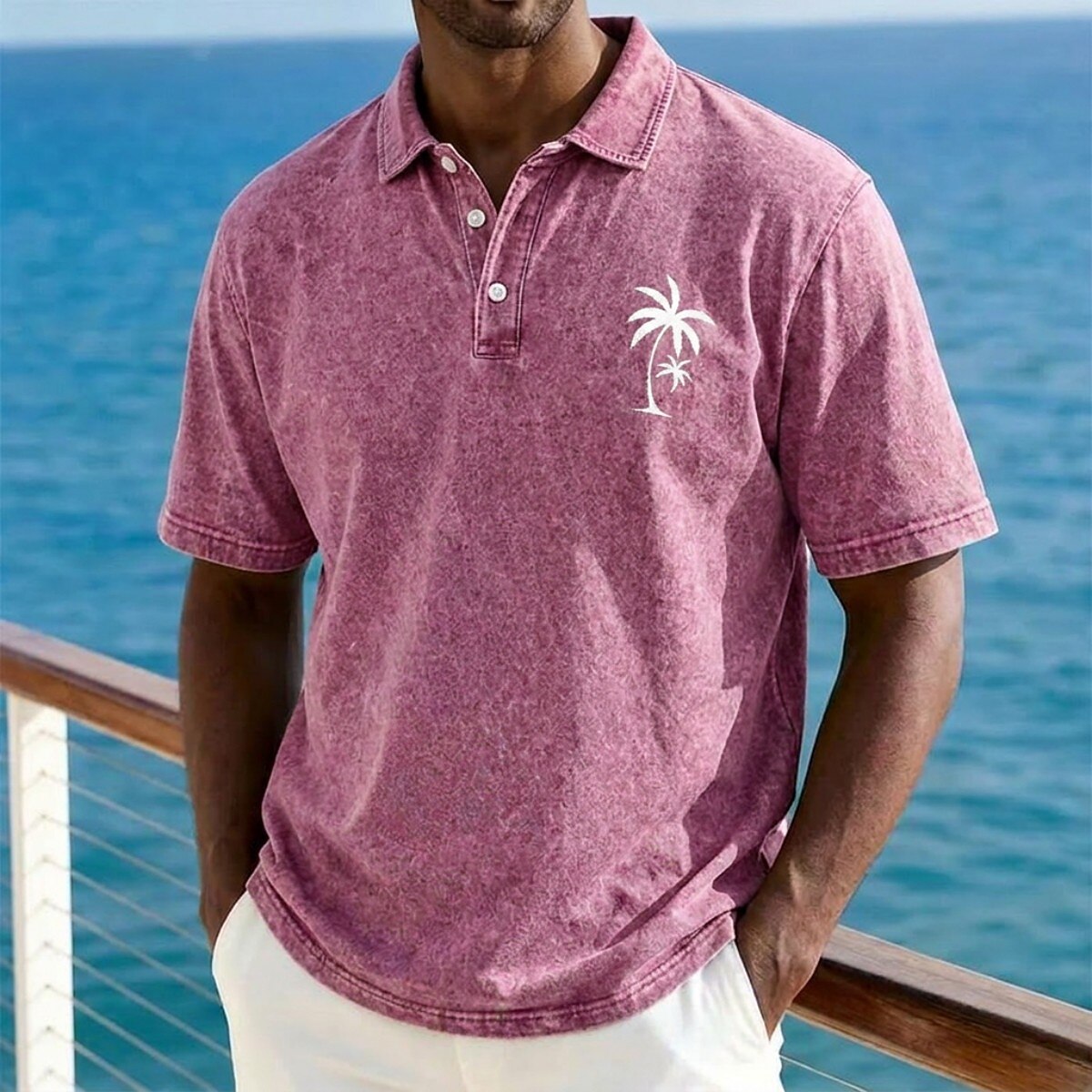 Soft Washed Cotton Polo Shirt