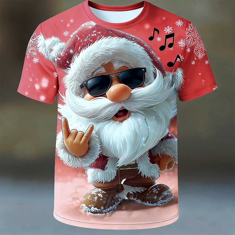 Christmas Santa Holiday Graphic Tee
