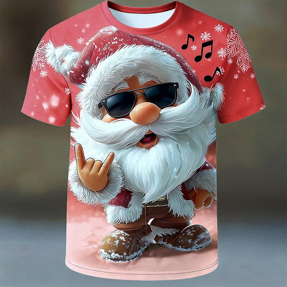 Christmas Santa Holiday Graphic Tee