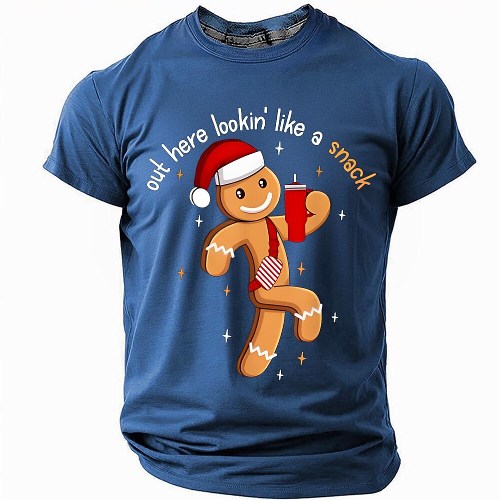 Christmas Gingerbread Looking Like Snack Tee